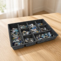 Organisateur de bureau multifonctionnel en feutre, plateau multi-compartiments pour fournitures de bureau, maquillage, bijoux, jouets, maison