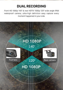 Nouvelles caméras dôme de surveillance de voiture en gros prennent en charge le moniteur de stationnement 24H de haute qualité - Product Image 3