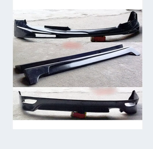 Car Kits Front Lip Rear Lip Side Skirts for 2008-2010 Bodykit Sport Upgrade Black <b>Paint</b> ABS Material Factory - Product Image 4