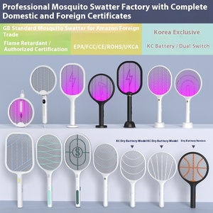 Bán buôn kép tự động Fly Repellent Killer siêu mạnh có thể sạc lại điện tím muỗi Vỉ Đập cho hộ gia đình sử dụng - Product Image 2