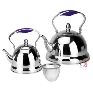 5Pcs Tea Pot 3.0L+1.0L Realwin High Quality Custom Stainless Steel Whistling Kettle Tea Kettle Water Pot