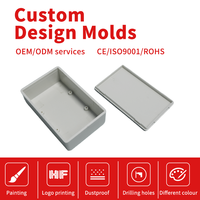 Boîtier de commande électrique industriel en ABS, petite boîte électronique, boîtier de projet personnalisé, boîtier d'instrument, protection IP54, PCB