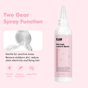 新着ペットシャンプー オーガニック猫用忌避スプレー 水洗い不要 pHバランス調整 臭い除去 ペット用コーム リーブインセラム 消臭スプレー - Product Image 3