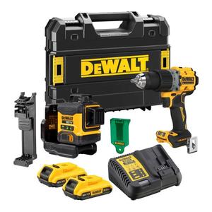 DeWalt 18V Cordless <b>Hammer</b> Drill Kit With Battery Charger And Case - Product Image 1