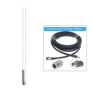 Antenne extérieure 868 MHz, antenne hélicoïdale omnidirectionnelle 868 MHz à gain élevé 9 dBi avec/sans câble d'antenne - Product Image 4