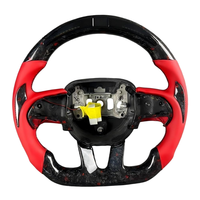Volant en cuir et fibre de carbone pour Dodge Charger Challenger Durango Demon SRT Journey RT Viper RAM TRX SXT Hellcat Scat
