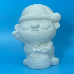 diy圣诞石膏涂料套装玩具石膏粉画模具Diy最受欢迎的乙烯基娃娃石膏娃娃流体熊玩具
