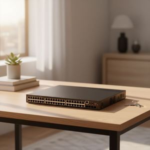 JL658A 6300M 24SFP+ 4SFP56 <b>Switch</b> 24-port SFP+ and 4-port SFP56 Enterprise <b>Network</b> <b>Switch</b> - Product Image 1