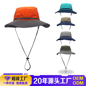 Sun Protection <b>Hat</b> Bucket <b>Hat</b> UPF50+ Quick Drying Breathable Wide Brim Outdoor Hiking Women's Fisherman <b>Hat</b> Army Green <b>Light</b> - Product Image 4