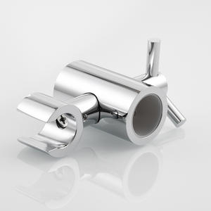 Soporte de <span class=keywords><strong>ducha</strong></span> de <span class=keywords><strong>acero</strong></span> <span class=keywords><strong>inoxidable</strong></span> Premium, montado en la pared, con mango cruzado - Product Image 3