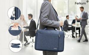 Bolsa de Transporte para Portátil Personalizada de 14, 15.6 y <span class=keywords><strong>17</strong></span> Pulgadas, Resistente a Impactos y al Agua, con Correa para el Hombro - Product Image 2