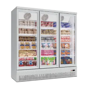 Display del frigorifero del dispositivo di raffreddamento commerciale verde e salute di vendita caldo