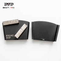 Blocs de ponçage diamantés, sabots de ponçage diamantés trapézoïdaux, outils de préparation des surfaces en béton pour le nivellement des sols