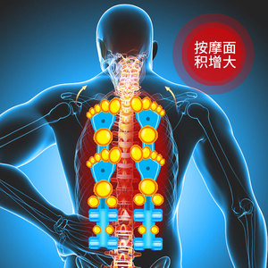 Massage <b>Cushion</b> Full Body Neck Waist <b>Back</b> Legs Shoulder USB Rechargeable Lithium Battery Timing Function - Product Image 1