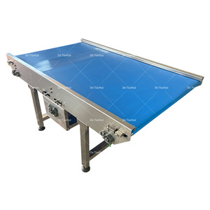 Op Maat Gemaakte Cnc Roestvrij Staal Scharnierende Riem Anti-Bacterieel Verstelbare Speed Chip Ketting Transportband Systeem Lift Functie Transportband Transportband - Product Image 3