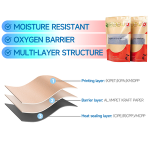 3.5g bao bì ba chiều Túi Mylar có khóa kéo túi nhựa đứng lên túi Cali cho 3.5 gram hoa gói Laser - Product Image 5