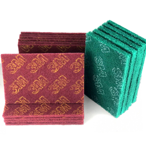 3m 7447 nylon màu Đỏ cọ rửa mài mòn Pad công nghiệp Nylon cọ rửa pad cho derusting & descaling - Product Image 5