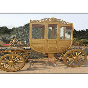 Carruaje Real Indio para Bodas, Construcción Duradera de Metal y Madera, Color Personalizado para Bodas y Conciertos - Product Image 1