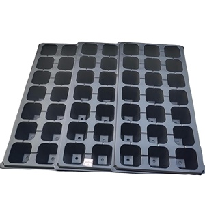 Agriculture greenhouse Seed planting black plastic pot germination cell hole plant nursery tray box seed propagation tray