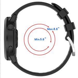 Compatible avec les bracelets de montre en silicone <span class=keywords><strong>Garmin</strong></span> <span class=keywords><strong>Vivoactive</strong></span> <span class=keywords><strong>5</strong></span> et 6 (18/20/22 mm) et les bracelets de montre <span class=keywords><strong>Garmin</strong></span> S50 - Product Image 3