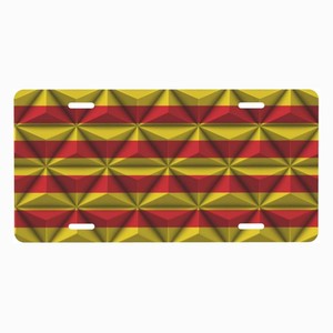 Cataluña Arco Iris bandera matrícula 6x12 pulgadas decorativo Metal coche etiqueta delantera aluminio novedad matrícula para hombres mujeres Coche - Product Image 4