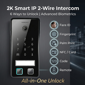 Sistema de Videoportero IP de 2 Cables Hiwink, Resolución 2K, Teléfono de Puerta Inteligente WiFi Tuya, Intercomunicador Impermeable IP65 para Renovación de Casas Antiguas - Product Image 3