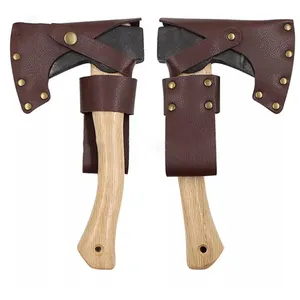 Một Bộ Da Bò Handmade Bên Ngoài Hướng Dẫn Sử Dụng Sự Sống Còn Tomahawk Trục Đa Chức Năng Cắm Trại Tay Lửa Rìu Ngoài Trời Tay Áo