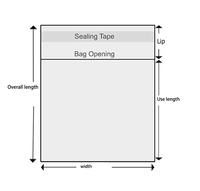 Прочные прозрачные самоклеящиеся пакеты из целлофана с клеевым клапаном для упаковки ювелирных изделий, бусин, конфет, подарков, пакеты OPP, 100 шт. в коробке
