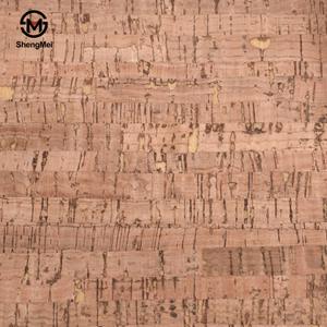 Fabricant d'approvisionnement direct en stock liège PU cuir synthétique matériel concassé Floral grain de bois naturel sacs chaussures pour le tourisme - Product Image 4