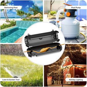 Cajas de Plástico Verdes Personalizadas <span class=keywords><strong>para</strong></span> Hot Dogs, <span class=keywords><strong>Caja</strong></span> <span class=keywords><strong>Protectora</strong></span> <span class=keywords><strong>para</strong></span> Cableado Eléctrico de 210mm*70mm, <span class=keywords><strong>Caja</strong></span> de Cableado <span class=keywords><strong>para</strong></span> Piscina, Césped y Jardín - Product Image 3