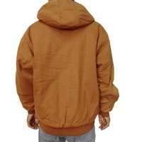 Fabriqué en chine OEM ODM toile de canard tissu robuste veste de travail d'hiver isolée pour hommes