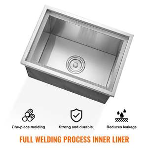 Enfriador comercial de acero inoxidable de 40 Qt, Enfriador de hielo de 20 "L X 14" W X 12 "H, cocina al aire libre, vino, cerveza, barra de hielo, drenaje de tubería - Product Image 4