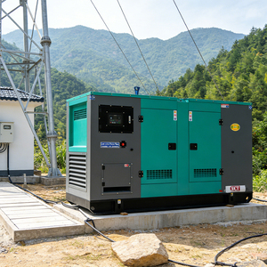 เครื่องกำเนิดไฟฟ้าแบบเงียบ 100kVA 80kW เฟสเดียว 50/60Hz พร้อมหลังคาเก็บเสียง ลดเสียงรบกวน สำหรับใช้ในกรณีฉุกเฉินในโรงพยาบาล - Product Image 1