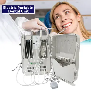 Electric Multifunction Device Low Speed High Speed Handpiece Mobile Unidad Dental Portatil Suction Units Portable Dental Unit