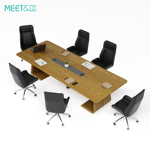 Sang trọng dài 10 người phòng họp bảng hiện đại lớn Hội Đồng Quản trị phòng hội nghị bàn và ghế đặt - Product Image 5