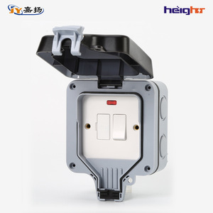 Heightz Outdoor Waterproof <b>Switch</b> Socket Box Ip66 220V With Cover For Wall Use - Product Image 1