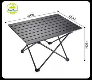 Mesas de Camping plegables de Metal portátiles, sillas cómodas, fácil instalación, rollo de huevo, muebles de puesto al aire libre, equipo de viaje para - Product Image 2