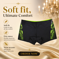 Short de bain d'entraînement pour hommes en gros, taille élastique, pour compétition sportive, imprimé sur le devant, personnalisable