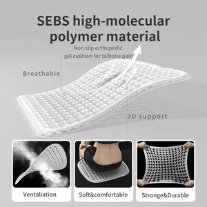 Anjuny Coussin de siège de voiture matelassé Summer Honeycomb Gel Cooling <span class=keywords><strong>Four</strong></span> Seasons Breathable Office Chair Seat Comfortable - Product Image 5