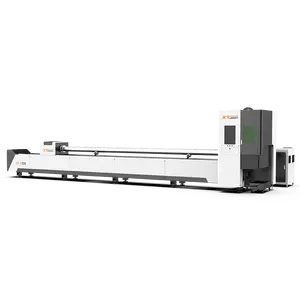 2kw Pipe Fiber Laser Cutting Machine Automatic Tube Cutting Rotary Chucks 1500w 3000w 4000w