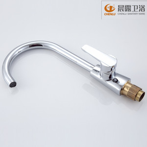 Grifo de Cocina Chenlu de Latón, Monomando, Montaje en Cubierta, con Válvula de Cerámica Contemporánea - Product Image 3