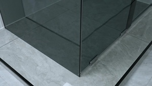 Overschrijden 2025 Moderne Gehard Glas Inloopdouche Voor Hotels Met Douchedeuren - Product Image 6