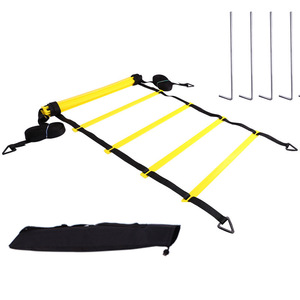 Ensemble d'Équipement d'Entraînement Personnalisé pour Agilité, Vitesse, Football et Soccer, avec Échelle, Cônes, Haies et Parachute - Product Image 3