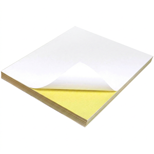 Venta Directa de Fábrica, Adhesivos de PVC Personalizados, Color Mixto, Blanco Mate Simple, A4, Brillante, Resistentes al Agua - Product Image 1
