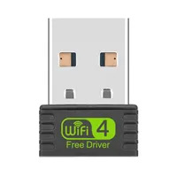 Mini Tarjeta de Red Inalámbrica USB3.0 Externa, Sin Controladores, 150Mbps, para Laptop y Escritorio, Receptor y Transmisor WiFi, en Stock