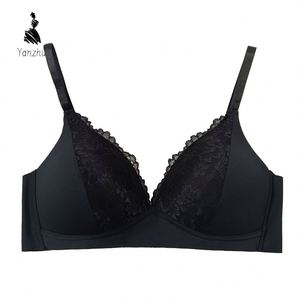 Soutien-gorge basique brodé pour femme, push-up en dentelle, pour femmes aux formes généreuses, avec découpes en dentelle, haute qualité, grande taille - Product Image 5
