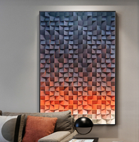 Peinture décorative 3D abstraite moderne blanche sur toile encadrée en aluminium, peinture par numéros, décoration de salon
