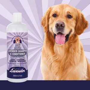 Pet Shampoo Condicionador Lavanda Glicerina Limpeza Cuidados Enfermagem Prurido Hidratante Desodorizante Cat Dog Shampoo Suprimentos