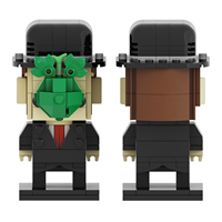 MOC7811 Les Enfants de l'Homme 211 pièces Têtes carrées Personnages de film Blocs de construction éducatifs à assembler et collectionner pour enfants Jouets DIY