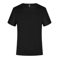 5 oz Goedkope 100% Polyester Quick Dry Basic T-shirt Ronde Hals Korte Mouwen Custom Sublimatieprint T-shirts